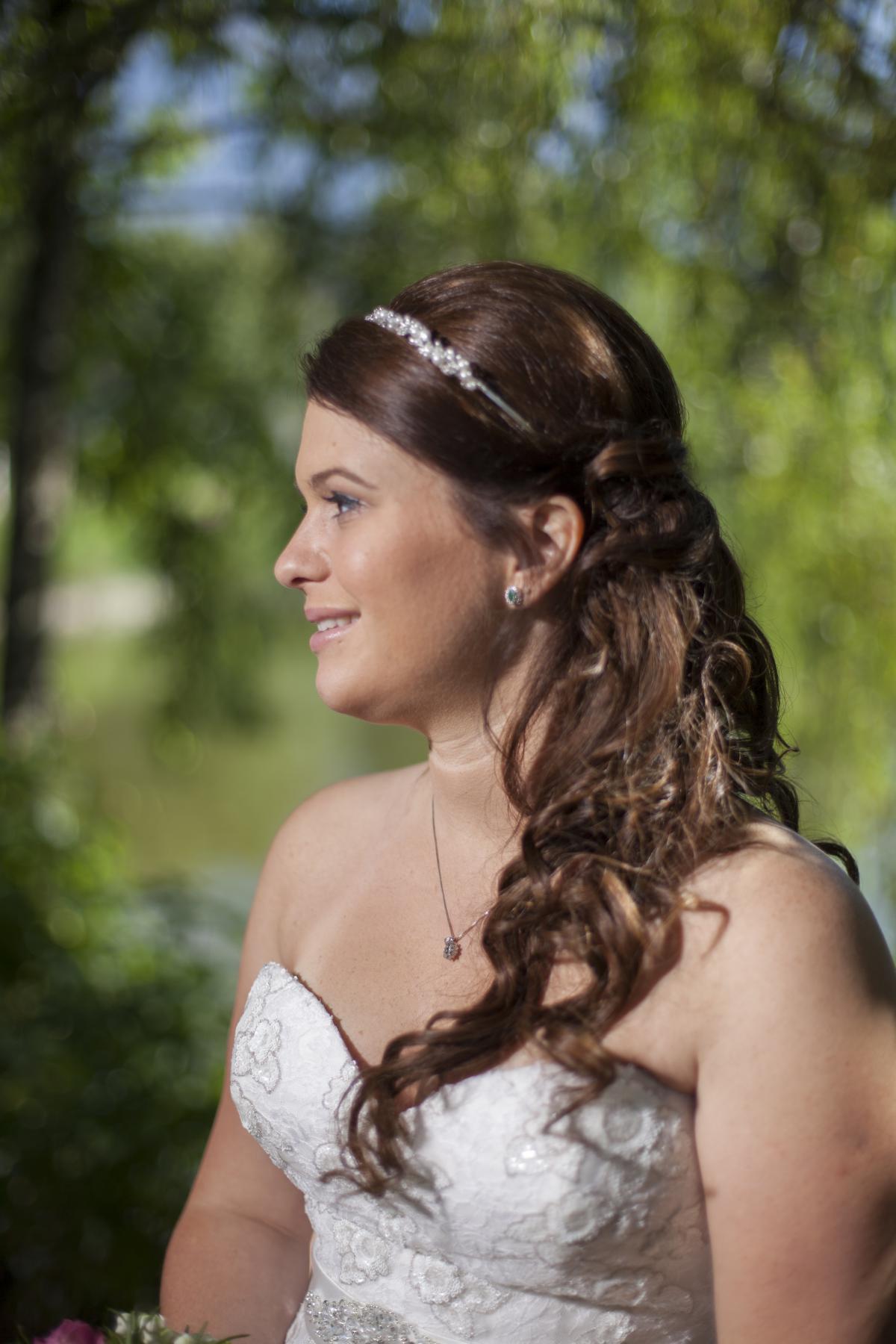 Hochzeit Nati Brautfrisur Diadem