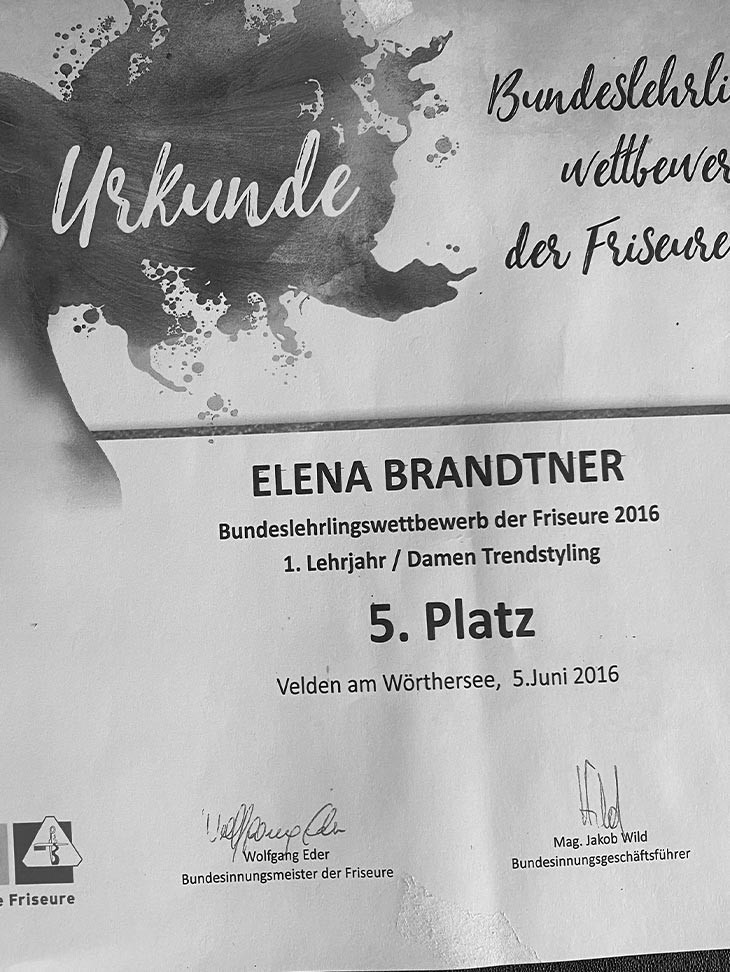 elena brandtner urkunde